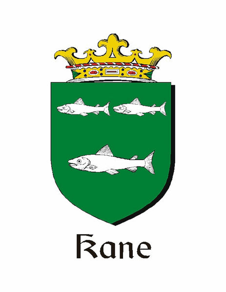 Kane Irish Coat of Arms Celtic Cross Pendant ~ IP04