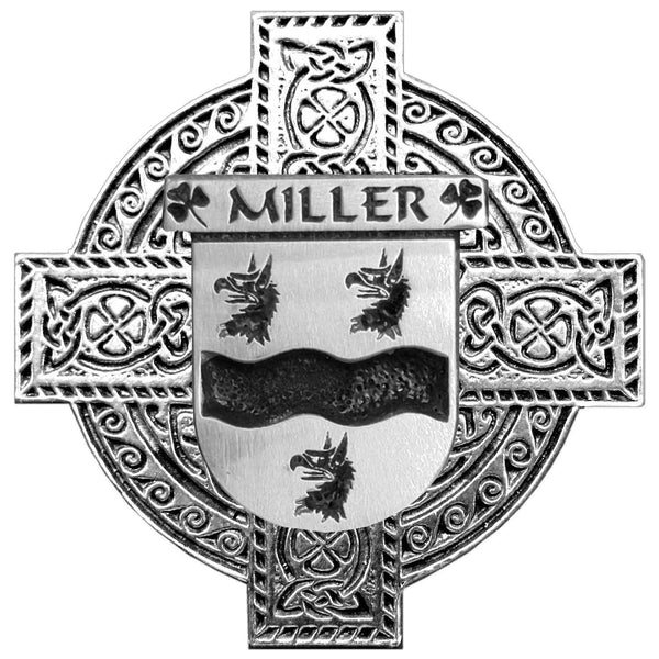 Miller (Claire) Irish Coat Of Arms Badge Stainless Steel Tankard