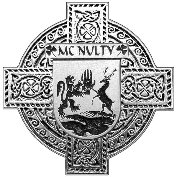 McNulty Irish Coat Of Arms Badge Stainless Steel Tankard