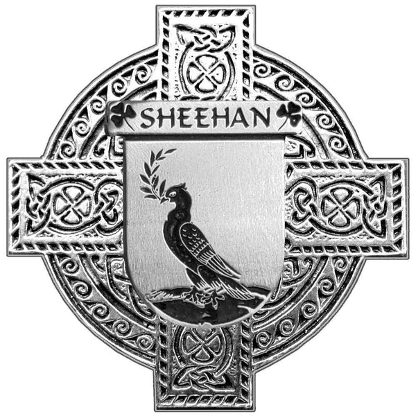 Sheehan Irish Coat Of Arms Badge Stainless Steel Tankard