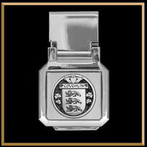 Coughlin Irish Coat of Arms Money Clip