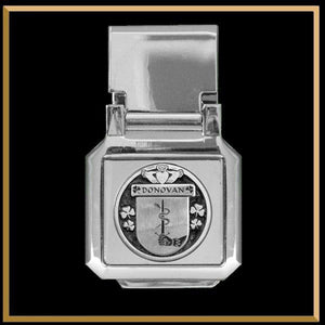 Donovan Irish Coat of Arms Money Clip