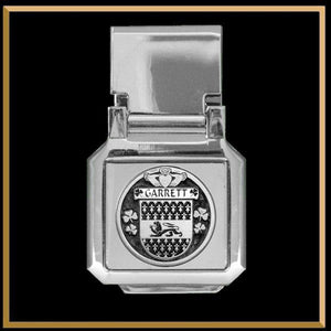 Garrett Irish Coat of Arms Money Clip