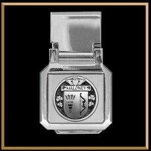 Moloney Irish Coat of Arms Money Clip