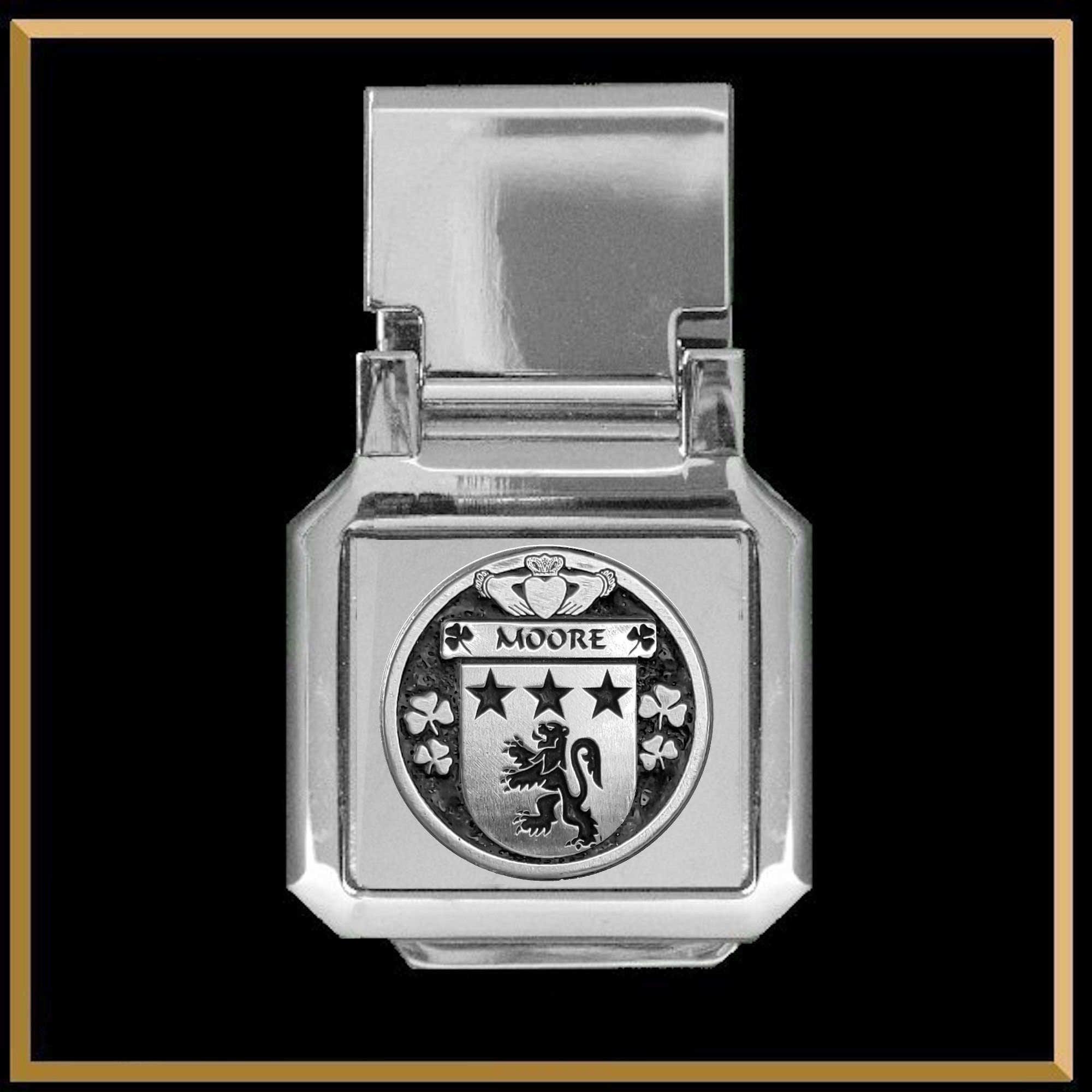 Moore Irish Coat of Arms Money Clip