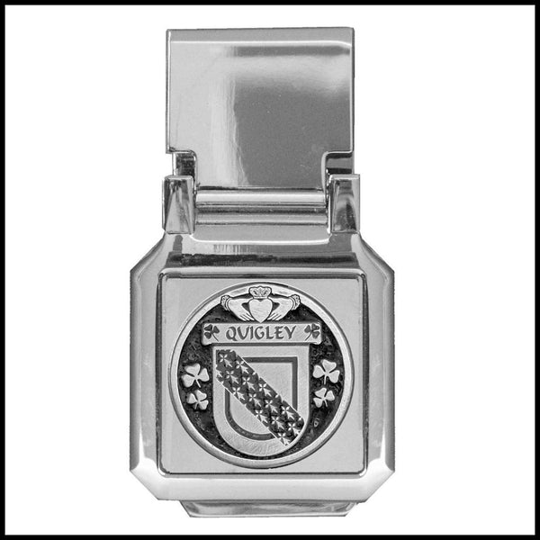 Quigley Irish Coat of Arms Money Clip