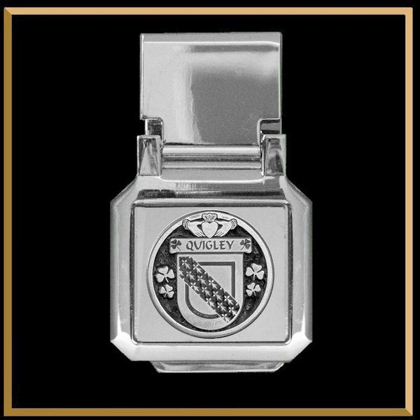 Quigley Irish Coat of Arms Money Clip