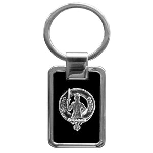 Bannerman Clan Black Stainless Key Ring