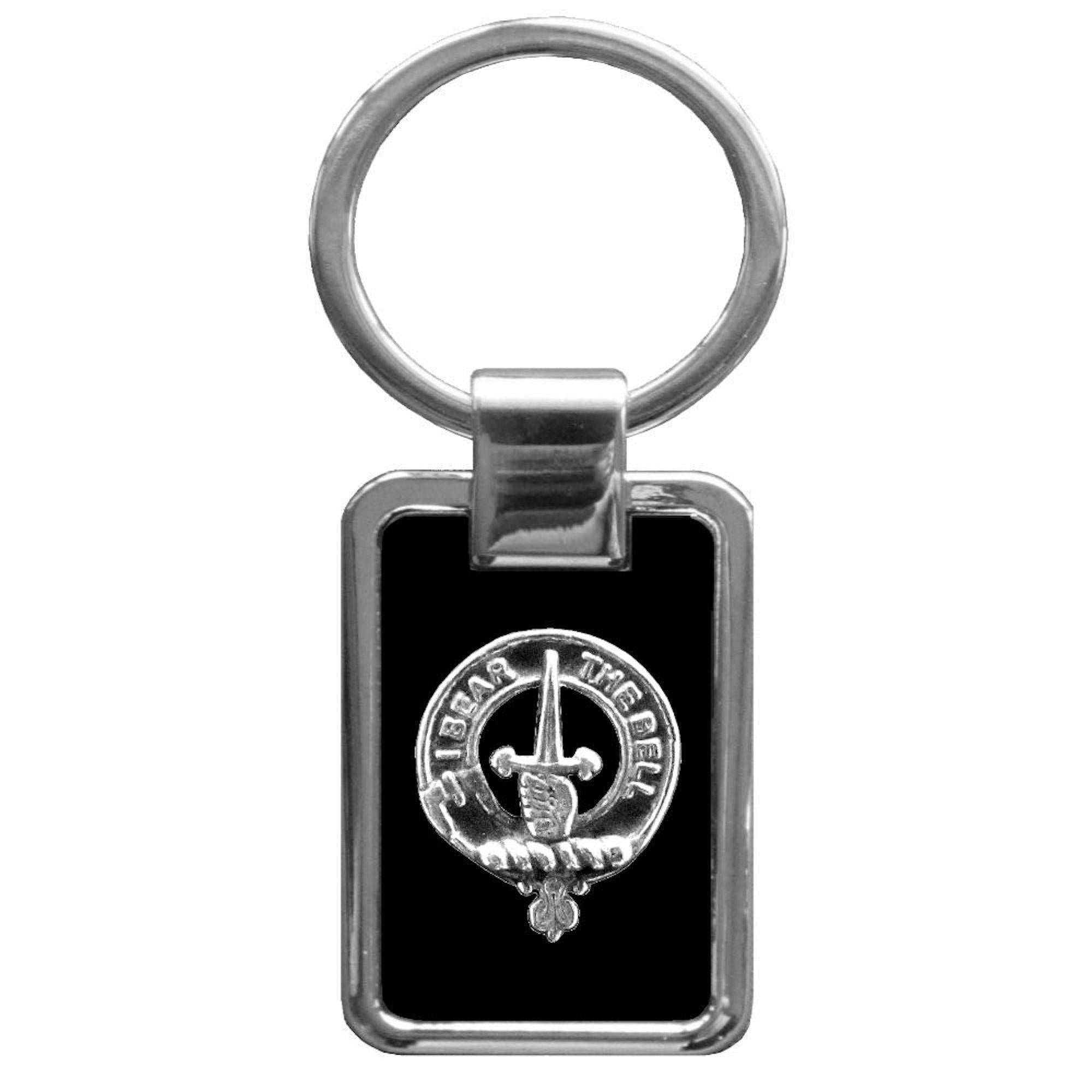 Bell Clan Black Stainless Key Ring
