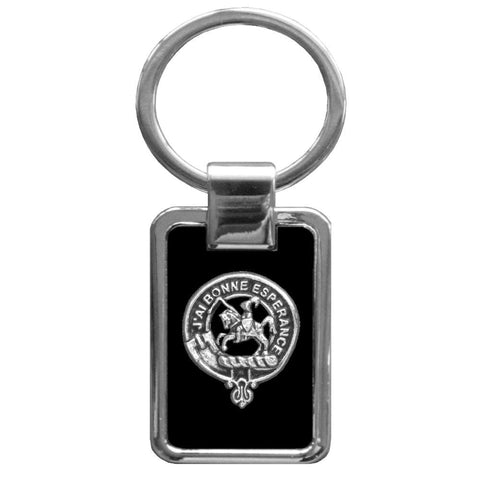 Craig Clan Black Stainless Key Ring