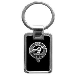 MacCulloch Clan Black Stainless Key Ring