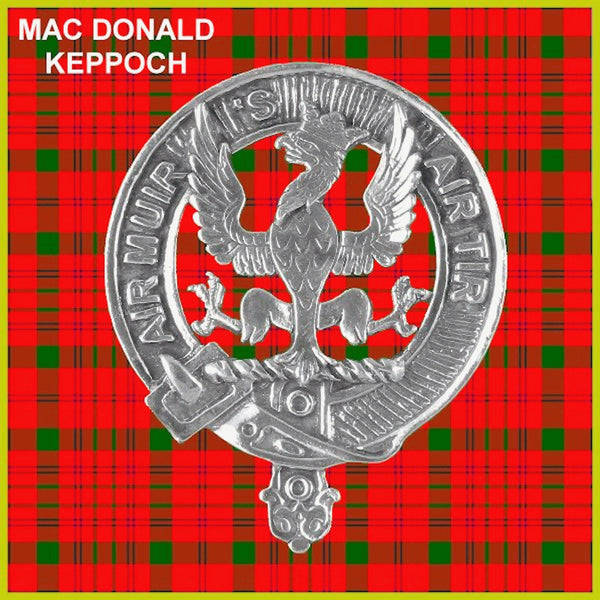 MacDonald (Keppoch) Clan Crest Badge Skye Decanter