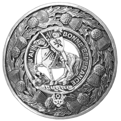 Craig Clan Badge Scottish Plaid Brooch