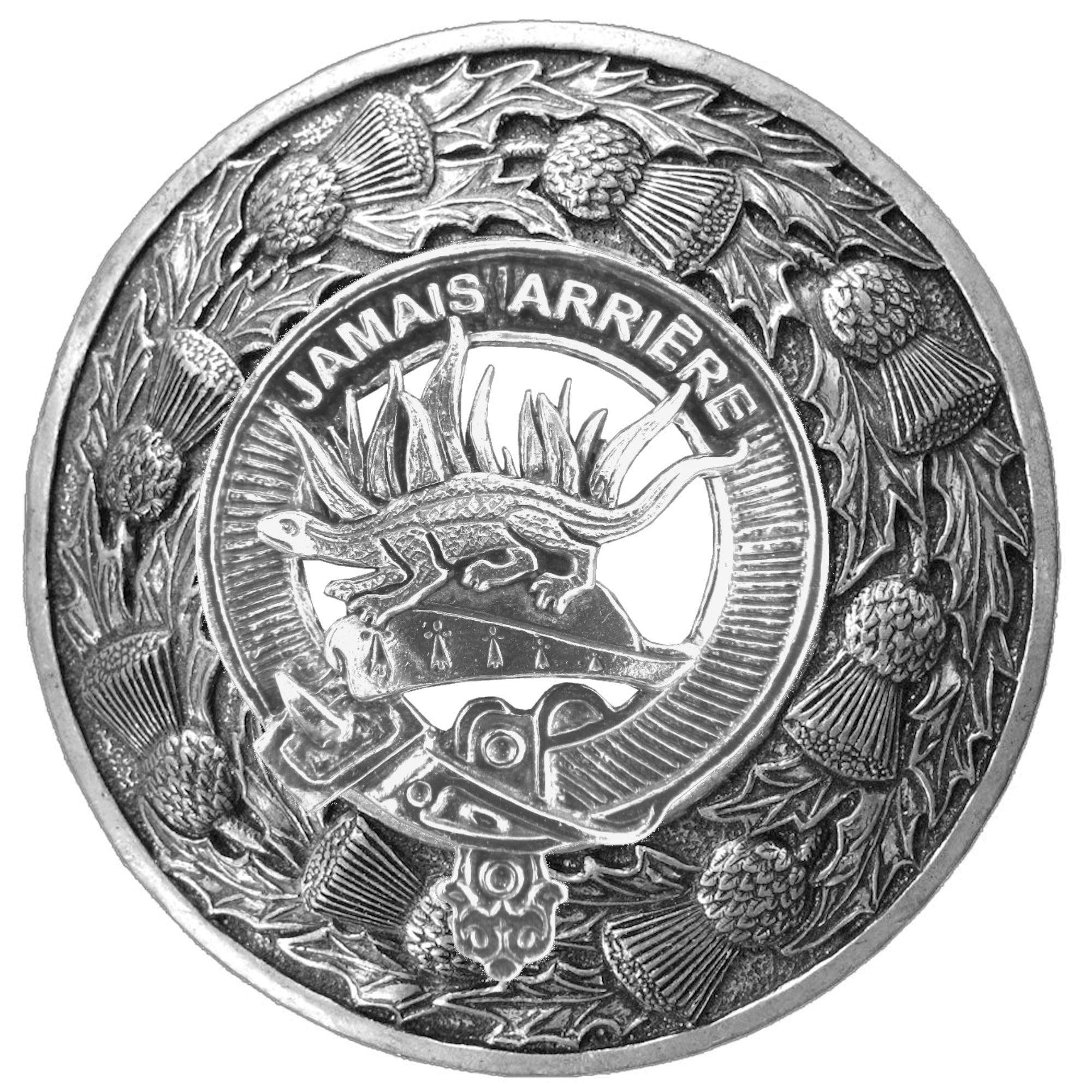Douglas Clan Badge Scottish Plaid Brooch