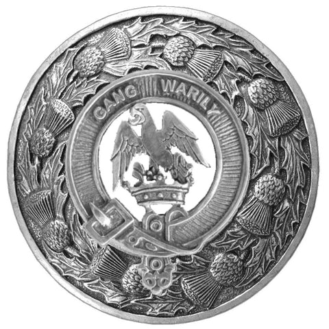 Drummond Clan Badge Scottish Plaid Brooch