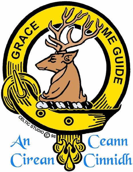Forbes Clan Badge Scottish Plaid Brooch