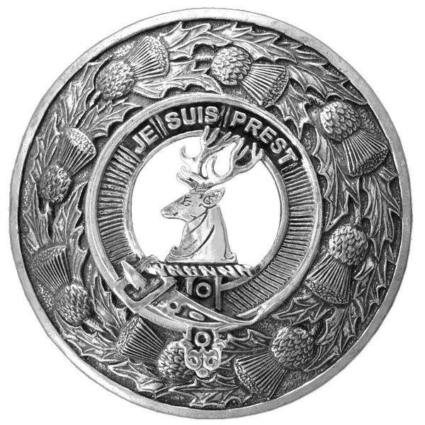 Fraser  Lovat  Clan Badge Scottish Plaid Brooch
