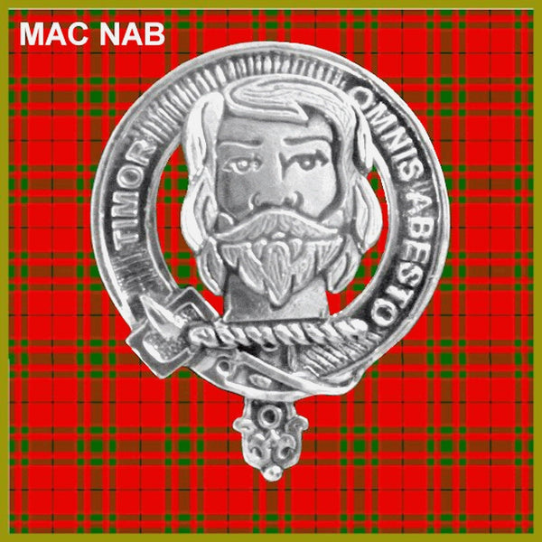 MacNab Clan Badge Scottish Plaid Brooch