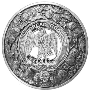 Munro Clan Badge Scottish Plaid Brooch
