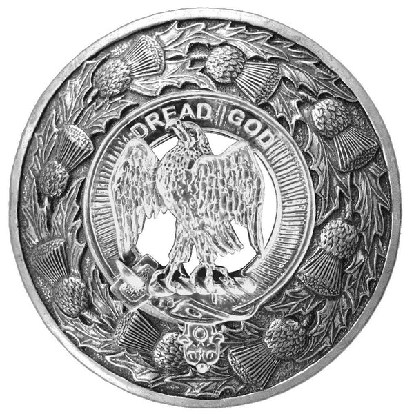 Munro Clan Badge Scottish Plaid Brooch