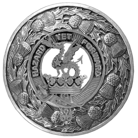 Seton Clan Badge Scottish Plaid Brooch