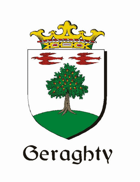 Garrity Irish Family Coat Of Arms Celtic Cross Badge