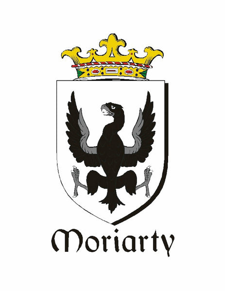 Moriarty Irish Family Coat Of Arms Celtic Cross Badge