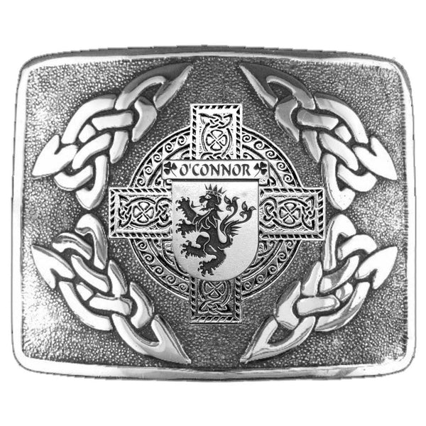 O'Connor Kerry Irish Coat of Arms Interlace Kilt Buckle
