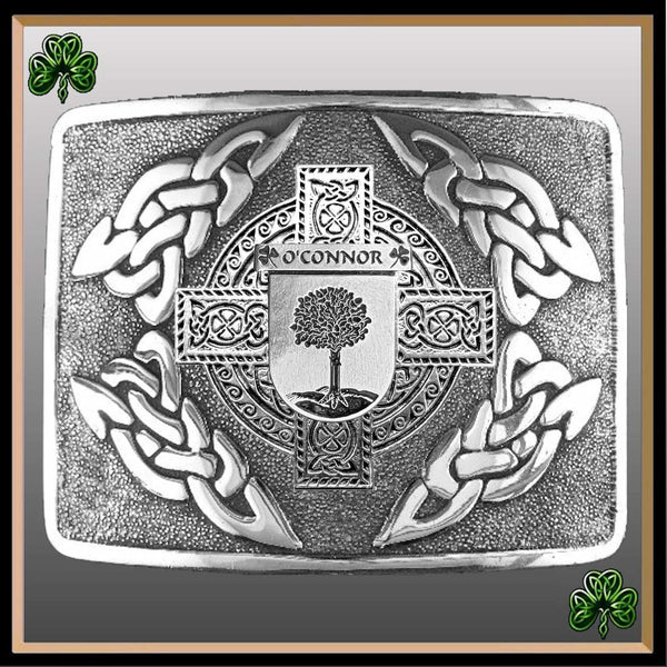 O'Connor Offlay Irish Coat of Arms Interlace Kilt Buckle
