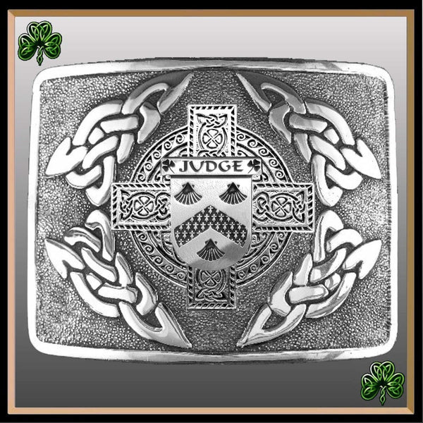 Judge Irish Coat of Arms Interlace Kilt Buckle