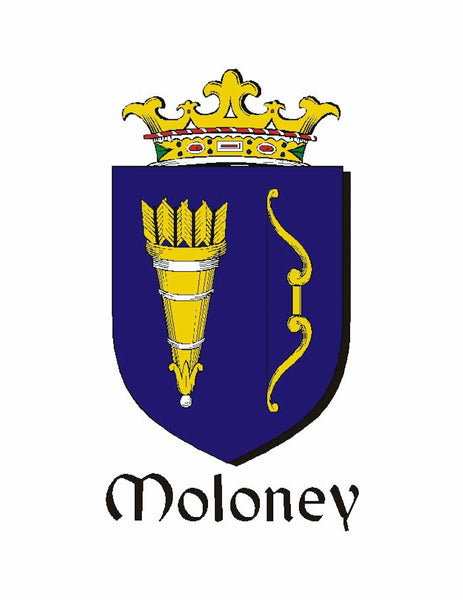 Maloney Irish Coat of Arms Interlace Kilt Buckle