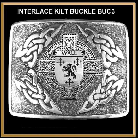 Wall Irish Coat of Arms Interlace Kilt Buckle