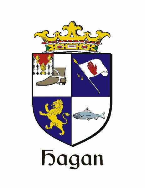 Hagan Irish Dublin Coat of Arms Badge Decanter