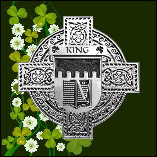 King Irish Dublin Coat of Arms Badge Decanter
