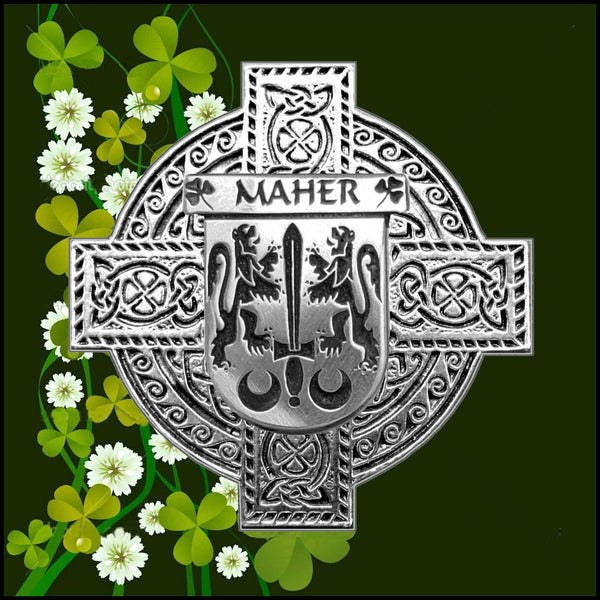 Maher Irish Dublin Coat of Arms Badge Decanter