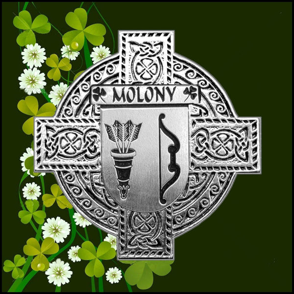 Molony Irish Dublin Coat of Arms Badge Decanter