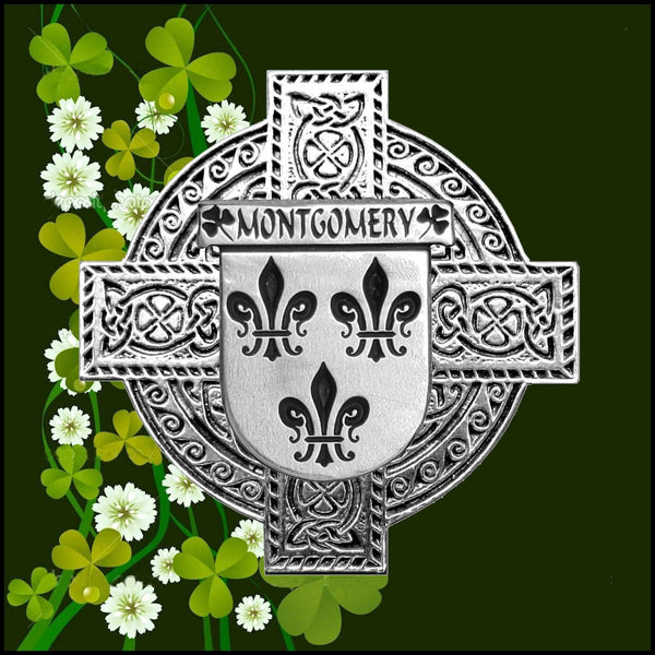 Montgomery Irish Dublin Coat of Arms Badge Decanter