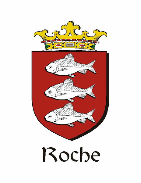 Roche Irish Dublin Coat of Arms Badge Decanter