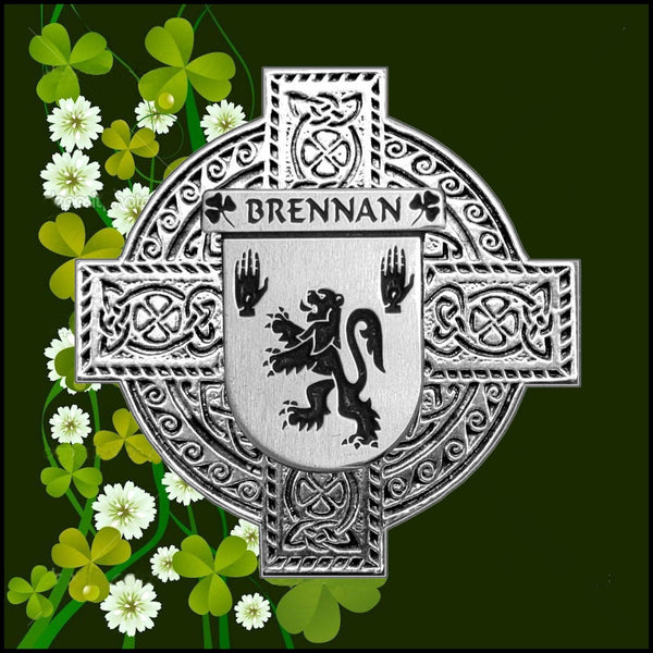 Brennan Irish Dublin Coat of Arms Badge Decanter