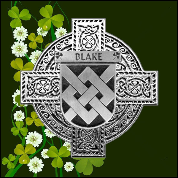 Blake Irish Dublin Coat of Arms Badge Decanter