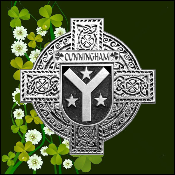 Cunningham Irish Dublin Coat of Arms Badge Decanter