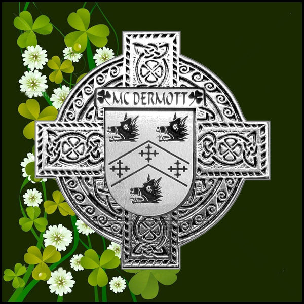 McDermott Irish Dublin Coat of Arms Badge Decanter