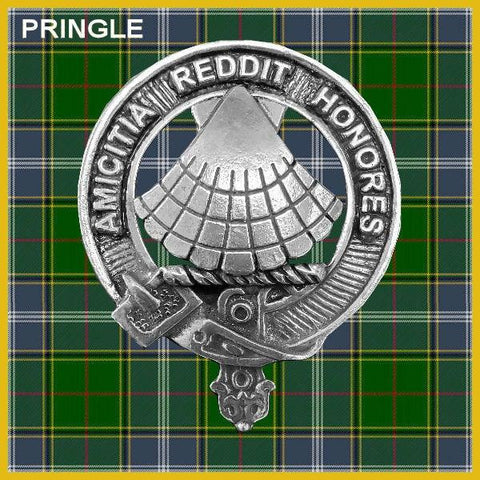 Pringle Clan Crest Scottish Cap Badge CB02