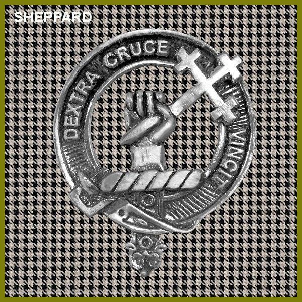 Sheppard Clan Crest Scottish Cap Badge CB02