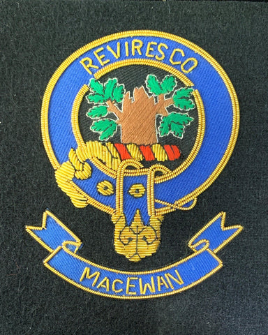 MacEwan Scottish Clan Embroidered Crest