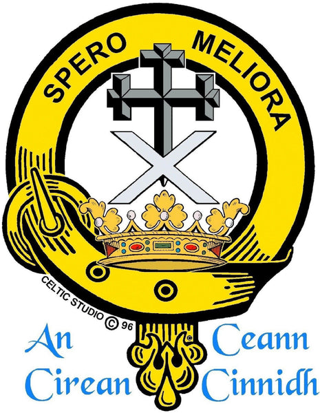 Moffat Scottish Clan Embroidered Crest