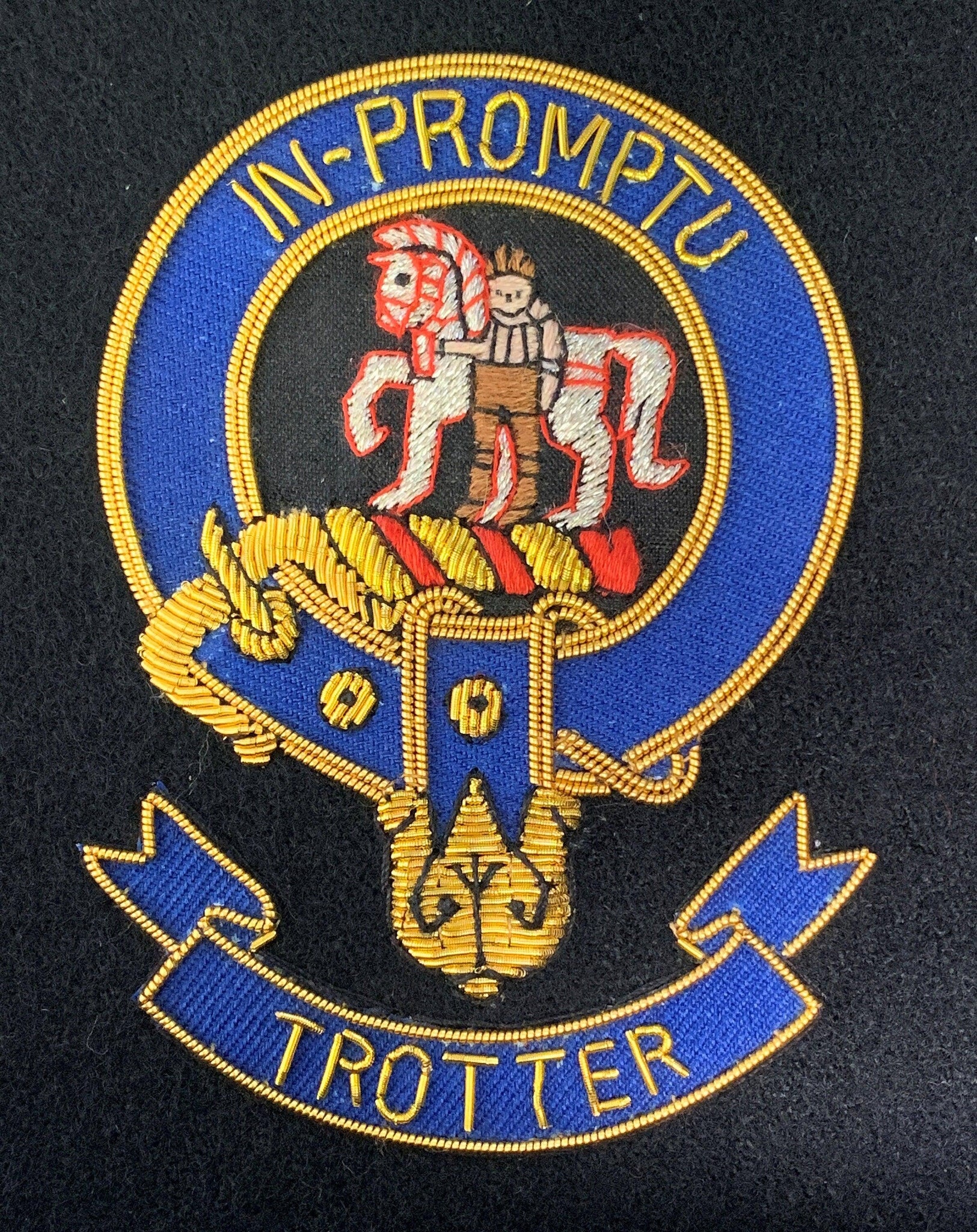 Trotter Scottish Clan Embroidered Crest