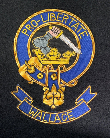Wallace Scottish Clan Embroidered Crest