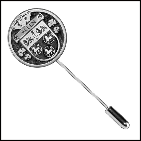 Allen Irish Family Coat of Arms Stick Pin