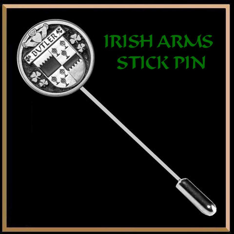 Butler Irish Family Coat of Arms Stick Pin
